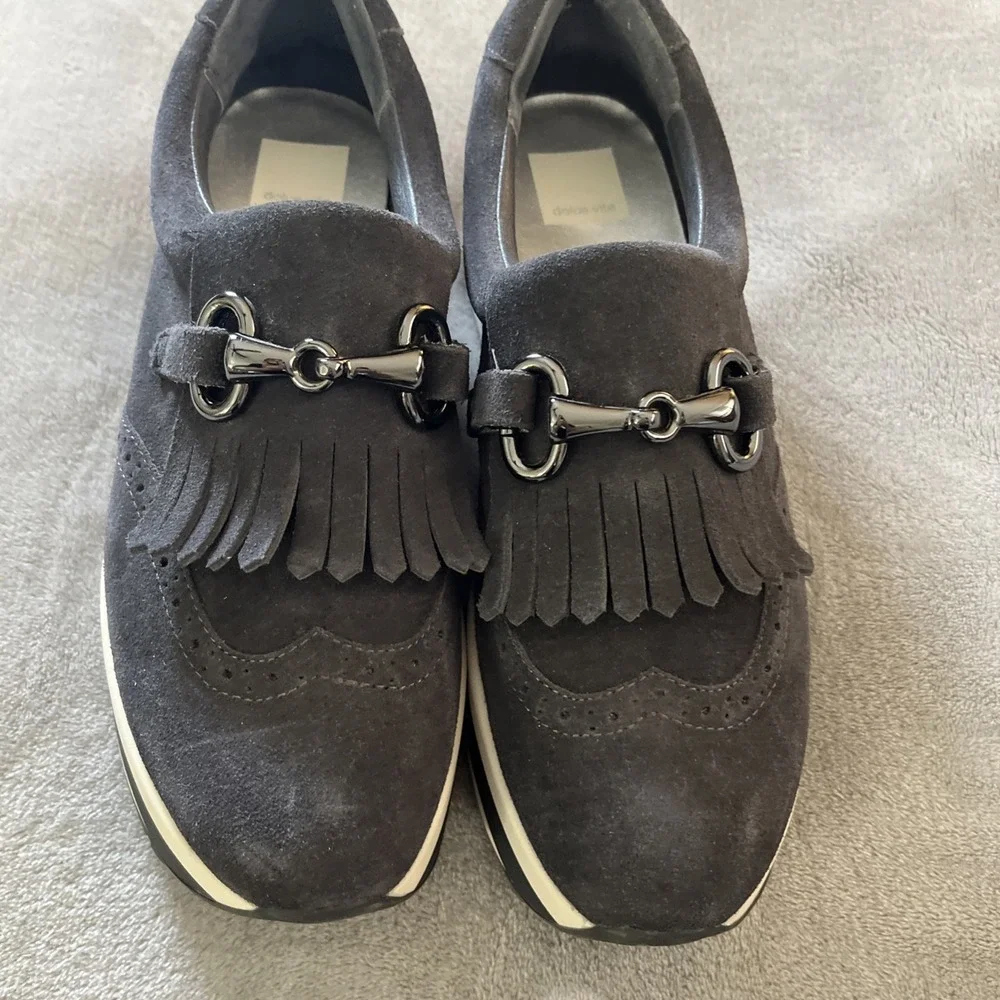 Dolce Vita Jhax Platform Shoes Women Sz 9.5 Black Suede Pre‎ Owned